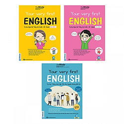 Combo Trọn Bộ 3 Cuốn  Your Very First English – Tự Học Nghe Nói Tiếng Anh  ( tặng kèm boo