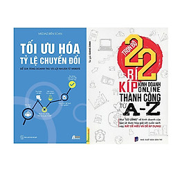 Combo : Trọn Bộ 22 Bí Kíp Kinh Doanh Online Thành Công Từ A – Z + Tối Ưu Hóa Tỉ Lệ Chuyển Đổi