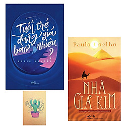 Combo Nhà Giả Kim và Tuổi Trẻ Đáng Giá Bao Nhiêu (Tặng Kèm Sổ Tay)