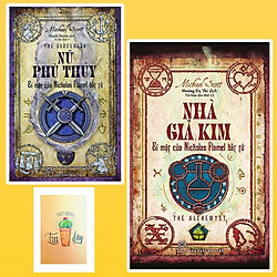 Combo Bí Mật Của Nicholas Flamel : Nhà Giả Kim và Nữ Phù Thủy ( Tặng Kèm Sổ Tay Xương Rồn