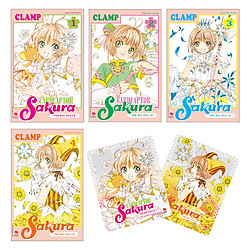 Combo Card Captor Sakura – Thẻ Bài Pha Lê (4 Tập) (Tặng 2 Thẻ Bài Pha Lê)