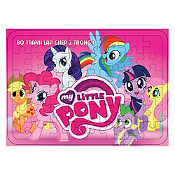 Bộ Tranh Lắp Ghép 2 Trong 1 – Bé Tự Tô Màu 44