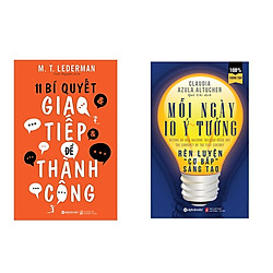 Combo Sách Kĩ Năng Kinh Doanh: 11 Bí Quyết Giao Tiếp Để Thành Công (Tái Bản 2018) + Mỗi N