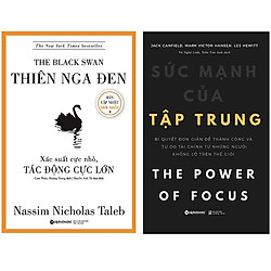 Combo Sách Kỹ Năng Sống : Thiên Nga Đen – Xác Suất Cực Nhỏ, Tác Động Cực Lớn  + Sức Mạnh