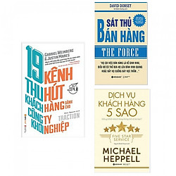Combo Dịch Vụ Khách Hàng 5 Sao + Sát Thủ Bán Hàng (Tái Bản 2018) + 19 Kênh Thu Hút Khách