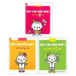 Combo Dạy Con Kiểu Nhật – Giai Đoạn 0 Đến 2 Tuổi (Tái Bản 2018) (Bộ 3 Cuốn)