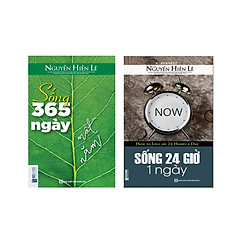 Combo 2 cuốn ; Sống 365 ngày 1 giờ +Sống 24 giờ 1 ngày