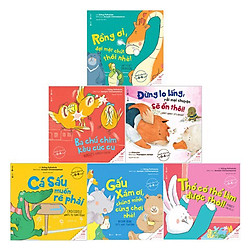 Bộ sách Ehon Bộ Sách Trau Dồi Kỹ Năng Sống Và Tư Duy Tích Cực Cho Bé (6 Cuốn) – Tái Bản Tặng ngẫu nhiên 1 thẻ flash card bất kỳ như hình