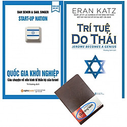 Combo Quốc Gia Khởi Nghiệp, Trí Tuệ Do Thái (tặng kèm sổ tay da)