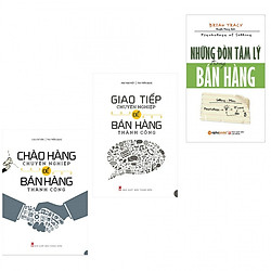 Combo chào hàng chuyên nghiệp để bán hàng +giao tiếp chuyên ngiệp để bán hàng+những đòn t