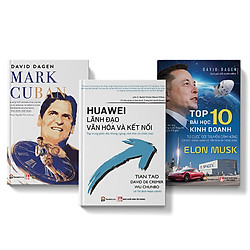 [COMBO 3 cuốn] Elon Musk + Mark Cuban + Huawei lãnh đạo, văn hóa và kết nối