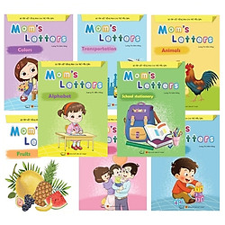 Tập Viết Tiếng Anh Cho Trẻ Mẫu Giáo (Bộ 8 Cuốn) – Tặng Kèm Sách The Naughty Mynah – Mynah