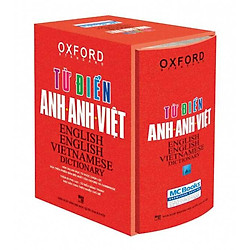 Từ điển Oxford Anh Anh Việt (tặng sổ tay mini dễ thương KZ)