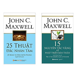 Combo Sách Tư Duy Kỹ Năng Sống: 25 Thuật Đắc Nhân Tâm + 15 Nguyên Tắc Vàng Về Phát Triển