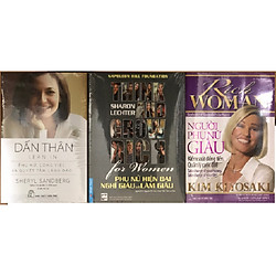 Combo Phụ nữ hiện đại nghĩ giàu và làm giàu + Người phụ nữ giàu + Dấn thân
