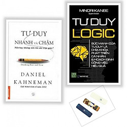 Combo Sách Kinh Tế Cực Hay: Tư Duy Nhanh Và Chậm + Tư Duy Logic ( Tặng Bookmark Phương Đô