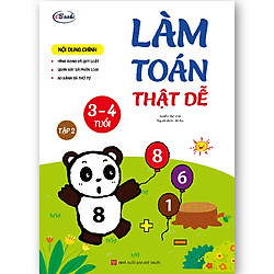Làm toán thật dễ 3-4 tuổi Tập 2