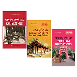 Combo Tủ sách lịch sử – Khám phá văn hóa Việt Nam (Bộ 3 cuốn)