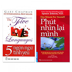 Combo 2 cuốn: 5 Ngôn Ngữ Tình Yêu, Phút Nhìn Lại Mình (Kèm 2 CD)