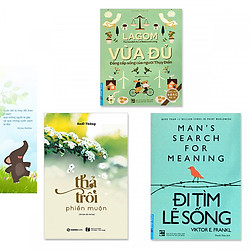 Combo 3 cuốn: Lagom – Vừa Đủ – Đẳng Cấp Sống Của Người Thụy Điển + Thả Trôi Phiền Muộn + Đi Tìm Lẽ Sống (Tặng kèm bookmark danh ngôn hình voi)
