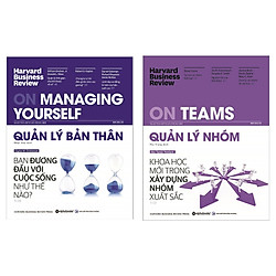 Combo Harvard Business Review (Kỹ năng quản lý hiệu quả): HBR On Managing Youself Quản Lý
