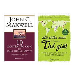 Combo Sách Phong Cách Sống: 10 Nguyên tắc vàng để sống không hối tiếc + Hộ chiếu xanh