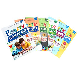 Bộ Sách POMath Toán tư duy Cho Trẻ Em 4 – 6 tuổi (6 Cuốn) (Tặng kèm Kho Audio Books)</spa