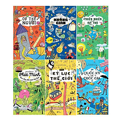 Bách Khoa Thư Larousse ( bộ 6 tập ) + tặng 1 cuốn truyện song ngữ anh việt( bìa mềm) ngẫu