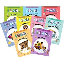 Hướng Dẫn Học Tiếng Anh Cho Trẻ – I Can (Bộ 9 Cuốn)