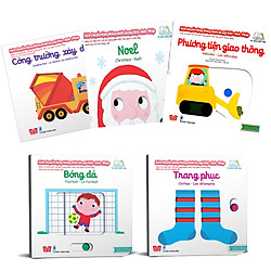 Combo sách chuyển động thông minh 5 cuốn đa ngữ Việt – Anh – Pháp