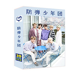 Lomo bts nền xanh nhạt mẫu new 0804