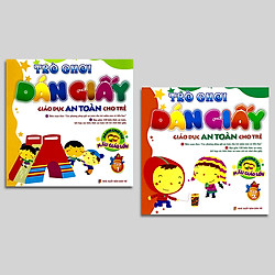 Trò Chơi Dán Giấy Giáo Dục An Toàn Cho Trẻ – Dành Cho Trẻ Mẫu Giáo Lớn – Bộ 2 Quyển</span