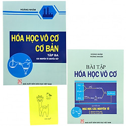 Combo Hóa Học Vô Cơ tập 3 (sách và sách bài tập) tặng kèm sổ tay màu sắc