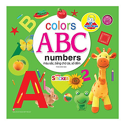 Bé Thông Minh – Colors ABC Number – Màu Sắc, Bảng Chữ Cái, Số Đếm (Tặng  Kèm Sticker)</sp