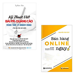 Combo 2 Cuốn Marketing – Bán Hàng Hay: Kỹ Thuật Viết Bài PR- Quảng Cáo Đúng Tâm Lý Khách