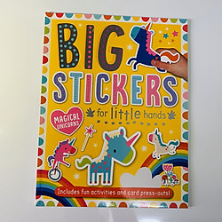 Big Stickers for Little Hands: Magical Unicorns – Miếng Dán Stickers Chủ Đề  Kỳ lân </spa