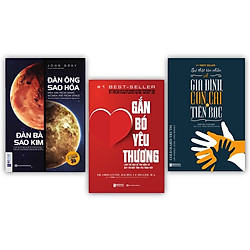 Bộ 3 cuốn sách giữ gìn hạnh phúc gia đình KZ : Đàn ông sao hỏa, đàn bà sao kim + Gắn bó y