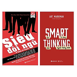 Combo 2 Cuốn Sách Kỹ Năng Sống Hay :  Siêu Đội Ngũ +  Lối Tư Duy Của Người Thông Minh (Tặ