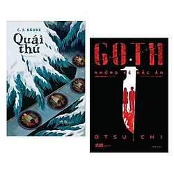 Combo 2 cuốn sách kinh dị hay : Quái thú + Goth những kẻ hắc ám – Tặng kèm Postcard HAPPY