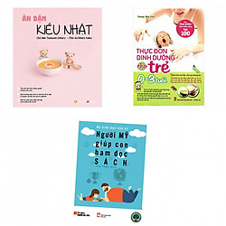 Combo ăn dặm kiểu  Nhật +thực đơn ăn dặm cho trẻ 0-3 tuổi(tặng kèm sách người Mỹ giúp con