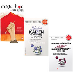 Combo 3 Cuốn Được Học + Nghệ Thuật Kaizen Tuyệt Vời Của Toyota +Thói Quen Của Toyota Nghệ