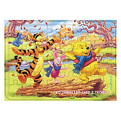 Bộ Tranh Lắp Ghép 2 Trong 1 – Bé Tự Tô Màu 42