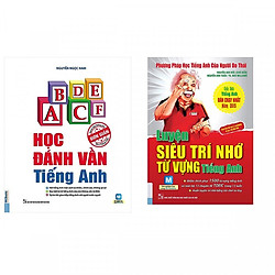 Combo Sách Học Tiếng Anh Thật Đơn Giản: Học Đánh Vần Tiếng Anh + Luyện Siêu Trí Nhớ Từ Vự