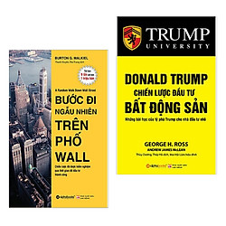Combo Sách Bài Học Kinh Doanh Hay : Bước Đi Ngẫu Nhiên Trên Phố Wall + Donald Trump Chiến