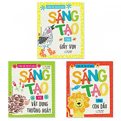 Combo Cùng Chế Tạo Đồ Chơi ( 3 Cuốn) : Sáng Tạo Cùng Giấy Vụn + Sáng Tạo Với Vật Dụng Hàn