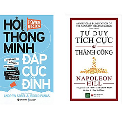 Combo 2 Cuốn Sách:  Hỏi Thông Minh Đáp Cực Đỉnh + Tư Duy Tích Cực Để Thành Công
