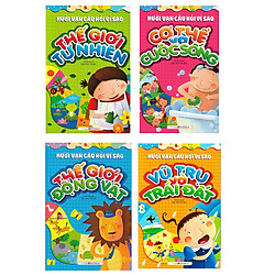 Combo 4 Cuốn 10 Vạn Cau Hỏi Vì Sao Chủ Đề Cơ thể và cuộc sống+Thế giới động vật +Th
