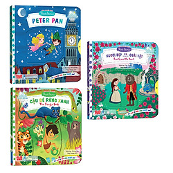 Sách Chuyển Động – First stories – Cậu Bé Rừng Xanh + Peter Pan + Người Đẹp Và Quái Vật