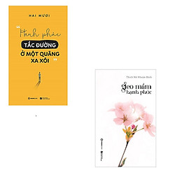 Combo 2 cuốn: Hạnh Phúc Tắc Đường Ở Một Quãng Xa Xôi – Gieo Mầm Hạnh Phúc