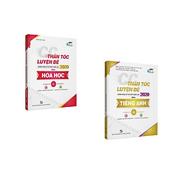 Combo thần tốc luyện thi Hóa Học – Tiếng Anh